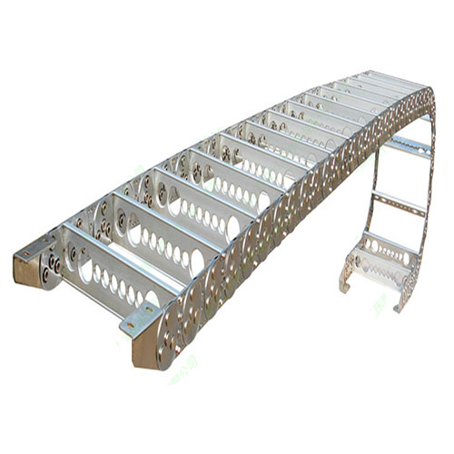  机床穿线拖链 增强型穿线钢铝钢制拖链